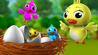 Chidiya Ka Anda 3D Animated Hindi Moral Stories for Kids चिड़िया का अंडा कहानी Tales Egg Stories [upl. by Nimaj675]