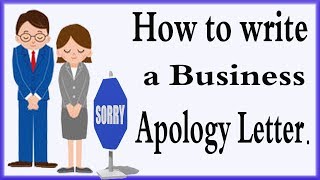 Sample of a Business Apology Letter [upl. by Talanta781]