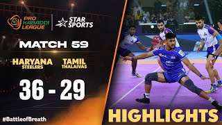 Haryana Steelers secure a 3629 win over Tamil Thalaivas  ProKabaddiOnStar 2024 HIGHLIGHTS [upl. by Nitin]