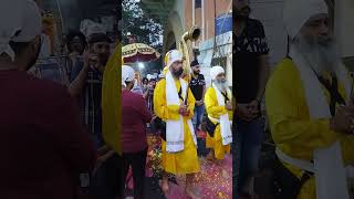 39 din 121124 panch pyare ki akhbar mein Shri Guru Granth Sahib Ji ki paalki Saheb Ulhasnagar [upl. by Toll]