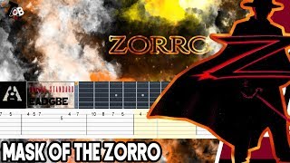 The Mask of Zorro Theme Song Guitar Tutorial [upl. by Alat]