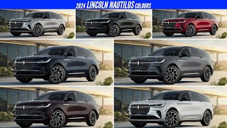 2024 Lincoln Nautilus Reserve  All Color Options  Images  AUTOBICS [upl. by Ardied]