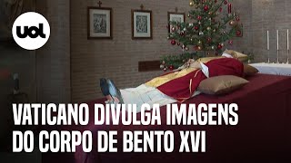 Vaticano divulga imagens do corpo de Bento XVI [upl. by Sladen]