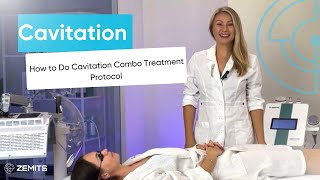 How to do Cavitation Combo Treatment Protocol ⚡️ Ultrasonic Cavitation RF LED Oxygen Facial [upl. by Eveleen]