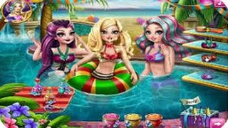 Ever After Pool Party  Makeup Dressing And Then Partying  Just for Girls [upl. by Orvah]