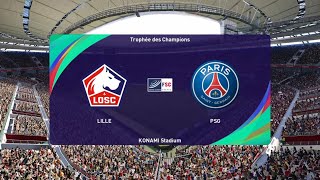 PES 2021  LillePSG Trophée des Champions 20222023 [upl. by Notsirb]