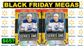 NEW MEGA BOXES  202324 Upper Deck Series 1 Hockey Retail WALMART Mega Boxes x2  Black Friday ‘23 [upl. by Tutto]