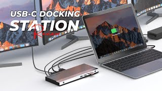 WAVLINK USBC Docking Station with 130W Charger The Ultimate Laptop Dock Review  Docking Station [upl. by Dworman]