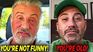 Jimmy Kimmel Taken DOWN By Sylvester Stallone In CRAZY Way [upl. by Ydeh]