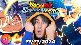 🚨 REAZIONE a GOKU ULTRA ISTINTO e DATA di USCITA di DB Sparking ZERO 😍 Dragon Ball SZ ITA [upl. by Fawcett]