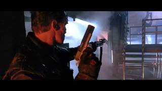 Terminator 2 judgment day Terminator vs T1000 fight scene [upl. by Jacoby]