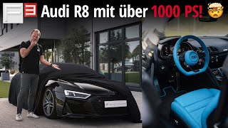 312 Kmh im Audi R8 mit über 1000 PS😳 [upl. by Auqeenahs]