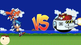 Sonic And Tails Vs Robotnik [upl. by Gellman]