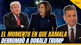 Momento exacto en el que KAMALA DERRUMBA A TRUMP [upl. by Ailedamla]