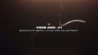 VICIS ARCV1 Elite Shoulder Pads Backplate Installation and Adjustment [upl. by Dulcie]