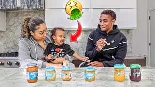 Trying BABY FOOD For The FIRST TIME With Baby Saviour Hilarious Vlogmas Day 13 [upl. by Yendyc52]