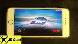 JJRC iPhone  Android App for Quadcopter Drone Flights Video [upl. by Durwin717]