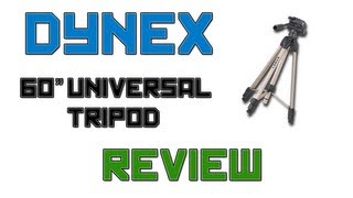 Dynex 60quot Universal Tripod DXTRP60 Review [upl. by Odracer488]