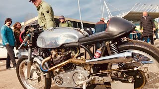 KEMPTON PARK Motorcycle Autojumble  Malle Mile SUZUKI Beach Racer YAMAHA RD60 HONDA S90 Sport Bikes [upl. by Epolulot809]