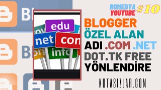 Blogger Özel Alan Adına Yönlendirme 2021 10 [upl. by Llenel138]