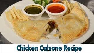 Chicken Calzone Recipe in Urdu  Life Skills Tv Kitchen [upl. by Wiles]