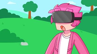 Zach plays VR for the first time [upl. by Ryun]