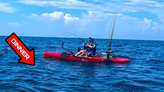 Kayaking 3 MILES OFFSHORE for My DINNER [upl. by Assetniuq]