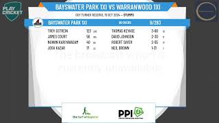 Bayswater Park 1XI v Warranwood 1XI [upl. by Zeidman]