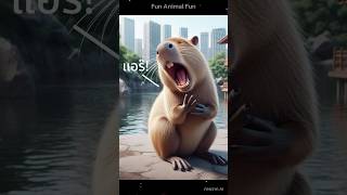 รู้หรือไม่ ทำไมคาปิบาราถึงร้องให้ fun animals cute [upl. by Neelyhtak]