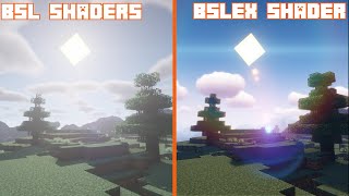 BSL Shaders vs BSLex Shader  Shader Comparison [upl. by Mossman]