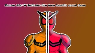 Kamen Rider W smilodon liar form henshin sound demo [upl. by Nivrehs758]