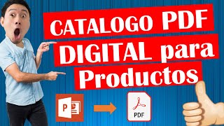 Como hacer un CATALOGO DIGITAL en PDF gratis 💰 [upl. by Koppel424]