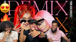 😍🔥ATE BIA  WHOLE LOTTA MONEY Remix  Official Audio ft Nicki Minaj  REACTION [upl. by Ammej874]