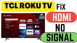 TCL ROKU TV HDMI PORTS NOT WORKING [upl. by Auohs]