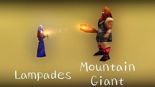 Lampades vs mountain giant 1080p [upl. by Assehc]