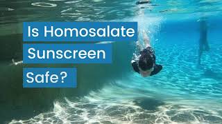 Is homosalate sunscreen safe [upl. by Fante]