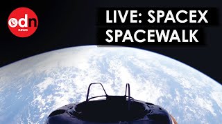 LIVE SpaceX Broadcasts First Commercial Spacewalk in History [upl. by Attennyl]