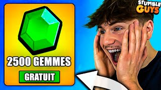 OBTENIR 2500 GEMMES GRATUITEMENT TOUS LES JOURS [upl. by Aillimac]