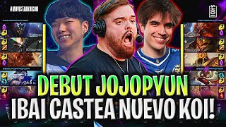 IBAI CASTEA EL DEBUT DE JOJOPYUN CON EL NUEVO KOI  KOI vs KC Game 1 IBAI SHOWMATCH KOICON 2024 [upl. by Tavey5]