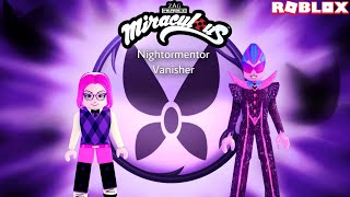 New Nightormentor amp Vanisher S5 Pack Part 2 on Miraculous RP Roblox [upl. by Ylrahc]