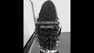 Subliminal cabelo ondulado 2c perfeito [upl. by Kelam484]