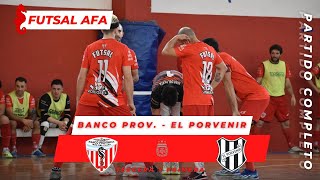 PRIMERA D FUTSAL AFA BANCO PROVINCIA VS EL PORVENIR  TERCERA Y PRIMERA DIVISION [upl. by Kopp146]