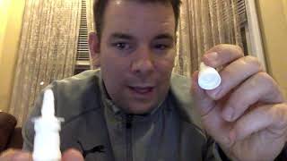 How to open generic AfrinOxymetazolineCVS allergy Nasal Mist [upl. by Ahsinrat]