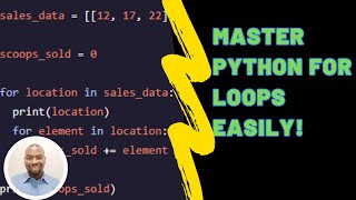 For Loops in Python Master Iteration with Lists Range and Nested Loops [upl. by Kcam]