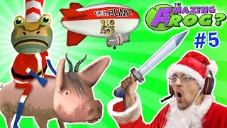 AMAZING FROG SANTA rides DEMON PIG MERRY FARTING CHRISTMAS Blimp Crashing  3x Rollover  Part 5 [upl. by Soble771]