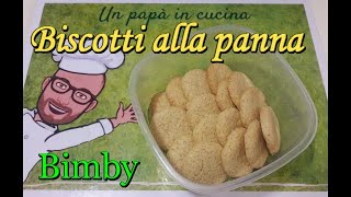 Biscotti alla panna ricette Bimby Tm6 Tm5 Tm31 Tm21 Thermomix [upl. by Sauls]