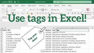 Implement tags in Excel in seconds [upl. by Eahsat]