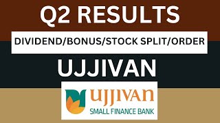 Ujjivan Small Finance Bank Q2 Results 2025  Ujjivan result Today  Ujjivan Share Latest [upl. by Nurav]