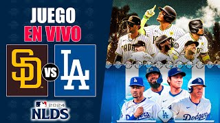 🔴 EN VIVO SAN DIEGO PADRES vs LOS ANGELES DODGERS  SERIE DIVISIONAL LIGA NACIONAL [upl. by Vinnie]