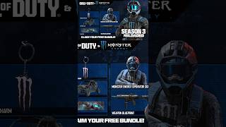 FREE BLUE MONSTER ENERGY OPERATOR BUNDLE callofduty warzone2 mw3 [upl. by Enyrb359]